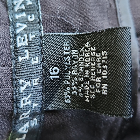 Larry Levine Size 16 Pants - Picture 5 of 6